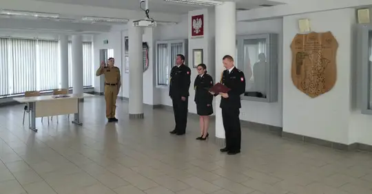 Nowy strażak złożył ślubowanie w Komendzie Powiatowej PSP w Bochni